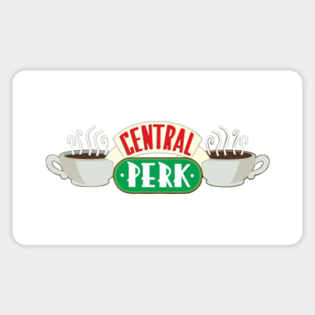 Download Friends Central Perk Logo - Friends - Sticker | TeePublic