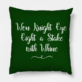 Funny Saying - Homophone Humor Pillow