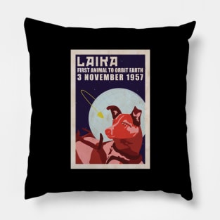 Laika Dog Soviet Pillow