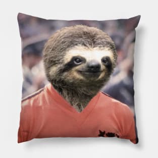 Dutch Sloth playing for The Netherlands football team Pillow