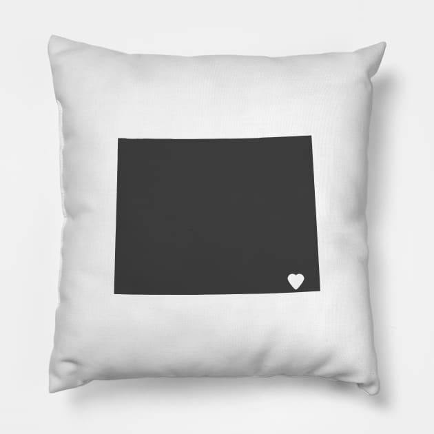 Wyoming Love Pillow by juniperandspruce