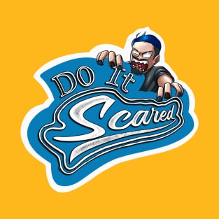 “Do It Scared” Character Mascot Version T-Shirt