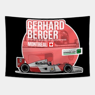 Gerhard Berger 1992 Montreal Tapestry