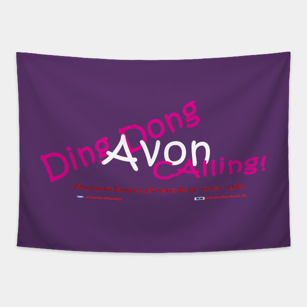 Ding Dong Avon Calling Tapestry by bywhacky