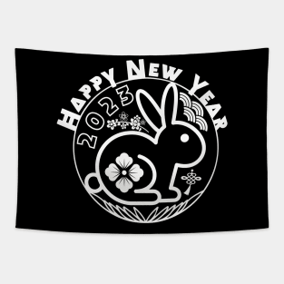 Year Of The Rabbit 2023 Zodiac Chinese New Year 2023 Tapestry