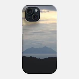 Mount Circeo at Nightfall Panorama Seascape Phone Case