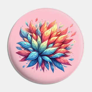 Colorful Petals Pin