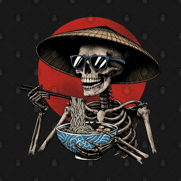 Eternal Noodle Feast: Skele-Ramen Delight by GoshWow 