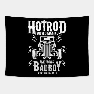 Hotroad Twisted Maniac America's Badboy Custom Classic Tapestry