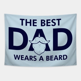 The Best Bearded Dad Best Dad Gift For Bearded Fathers Tapestry