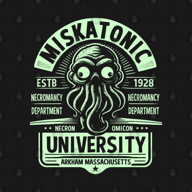 Miskatonic University Cthulhu by Tshirt Samurai