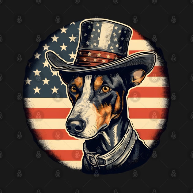 Patriotic Fox Terrier by NatashaCuteShop