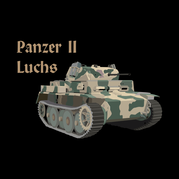 Panzer II Luchs German WW2 Battle Tank by NorseTech