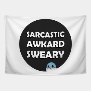 sarcastic awkward sweary Tapestry