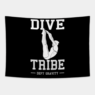 Womens Dive Tribe 2 Womens Springboard Platform Diver Tapestry