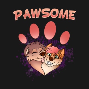 Pawsome I Furry Fandom Cospaly T-Shirt