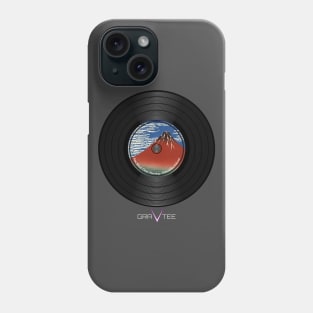 Red Fuji Vinyl Record Phone Case