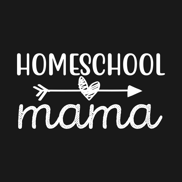 Best homeschool mama t-shirt for all homeschool mother's by UNXart