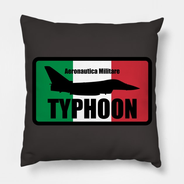 Italian Eurofighter Typhoon Pillow by TCP