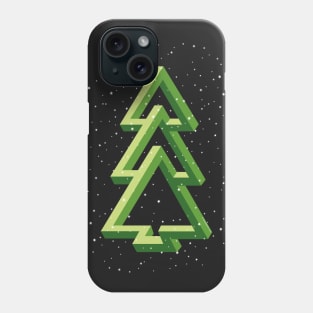 Christmas Tree - Optical Illusion Phone Case