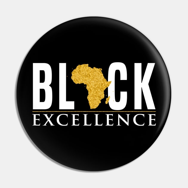 Black Excellence Pin by Rebrand