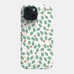 Cute Leaves and Flowers Phone Case