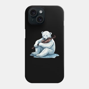 Polar Bear Playing Violin Phone Case