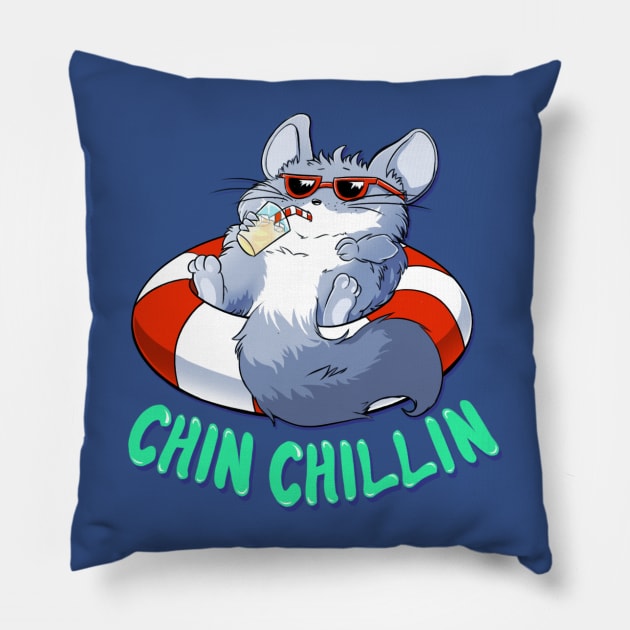 Chinchillin 2.0 Pillow by JovialNightz