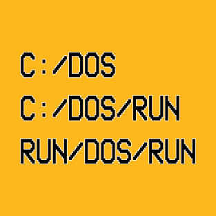 C:/DOS/RUN T-Shirt