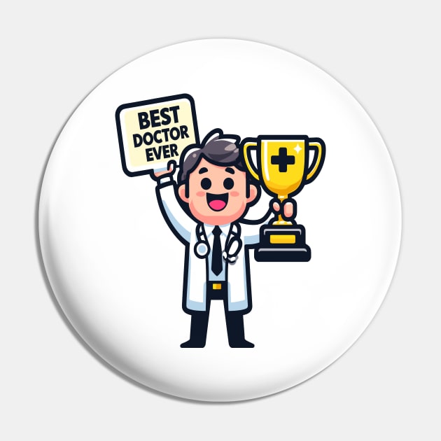 Best Doctor Ever Tribute Pin by maknatess