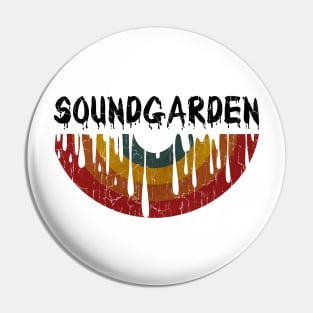 Vinyl Melted Soundgarden Vintage Pin