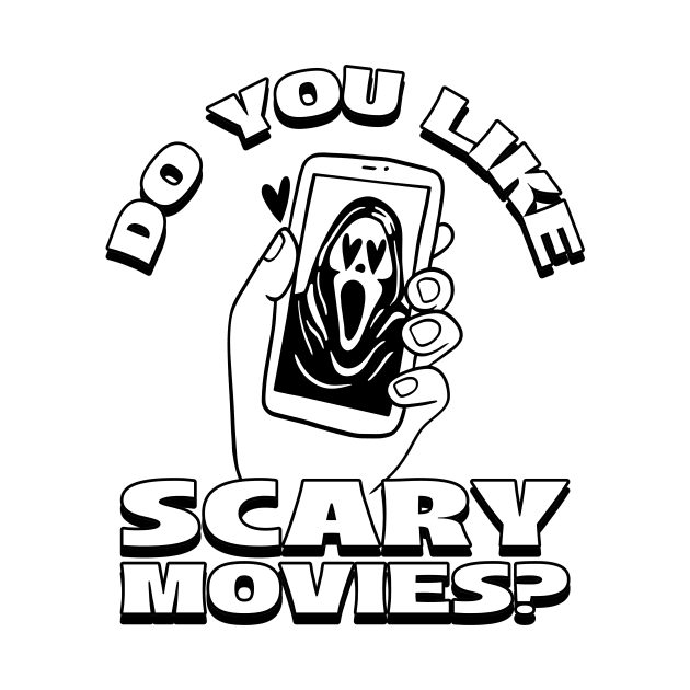 Halloween T-Shirt - Do you like scary movies? by AuDesign Lab