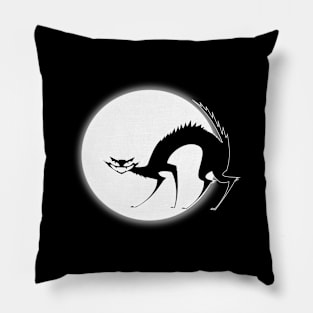 Scary Horror Halloween T-Shirt Pillow