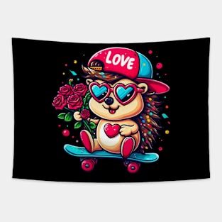 Valentine Hedgehog Valentine Hedgehog 2024 Tapestry