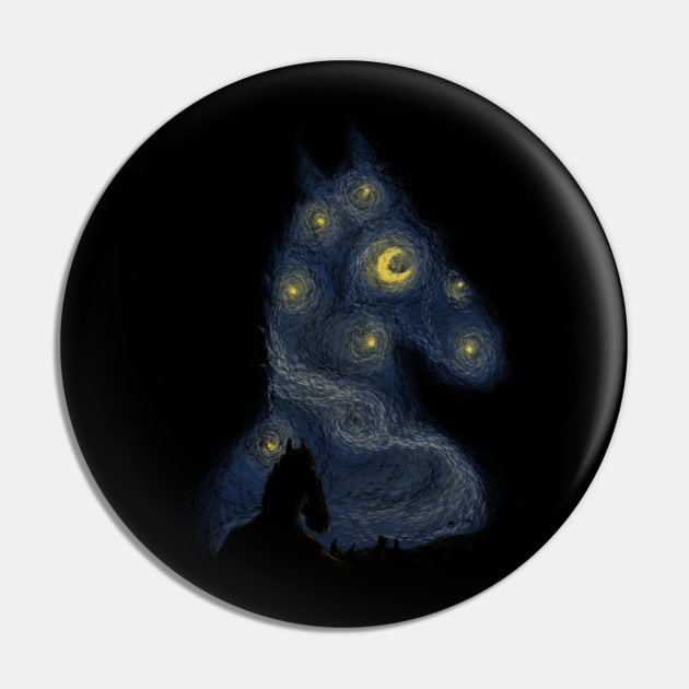 Hollywoo Starry Night Pin by xMorfina