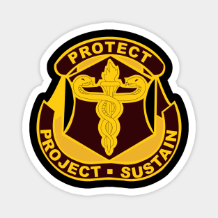 US Army Medical Research Material Command wo Txt Magnet