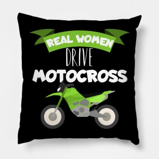 Motocross real women Pillow