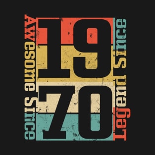 Awesome Since 1970. 50th Birthday Gift Idea T-Shirt