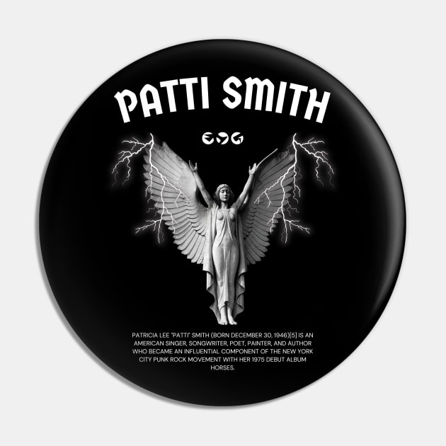 Patti Smith Pin by Zby'p