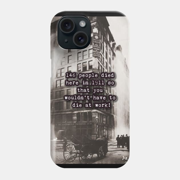 Triangle Shirtwaist Factory Phone Case by NYCMikeWP