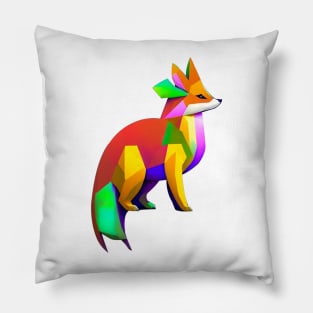 Tangram fox Pillow