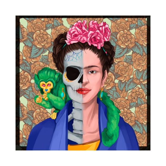 Frida skull by Andrewstg