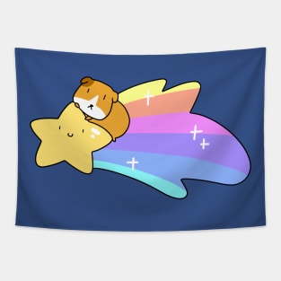 Rainbow Shooting Star Guineapig Tapestry