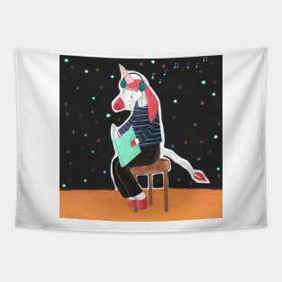 Funky Unicorn Tapestry