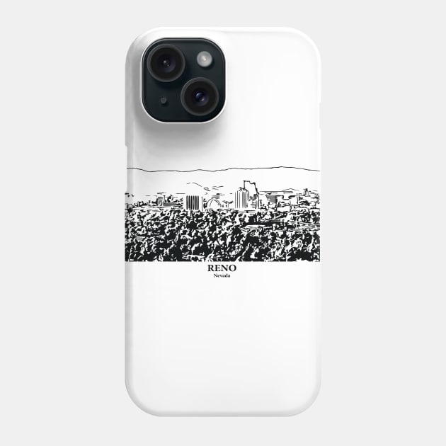 Reno - Nevada Phone Case by Lakeric