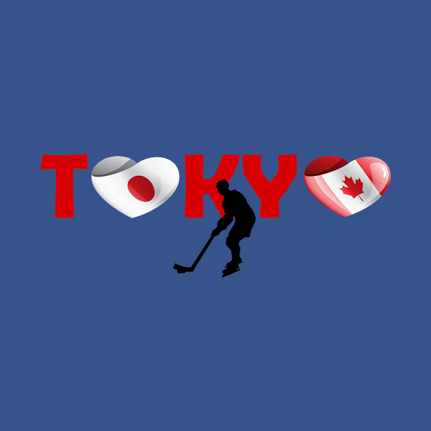 Hockey in Tokyo - team Canada (CA) by ArtDesignDE