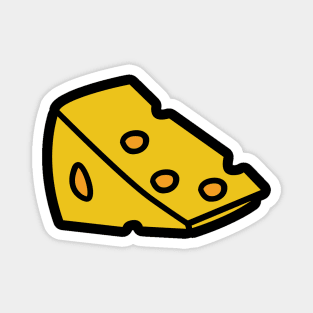 Funny Cheese Symbol Illustration Magnet