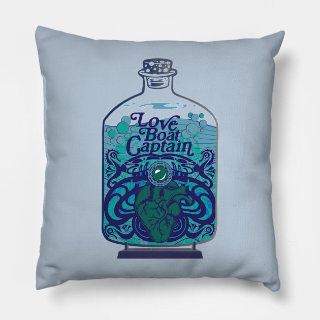 Love Boat Captain Pillow by RepubliRock