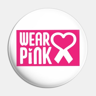 wear pink gift, Breast Cancer Awareness ribbon month 2022 Pin