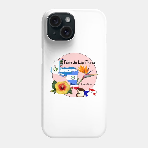 Boquete Panama Flower Festival Phone Case by julyperson